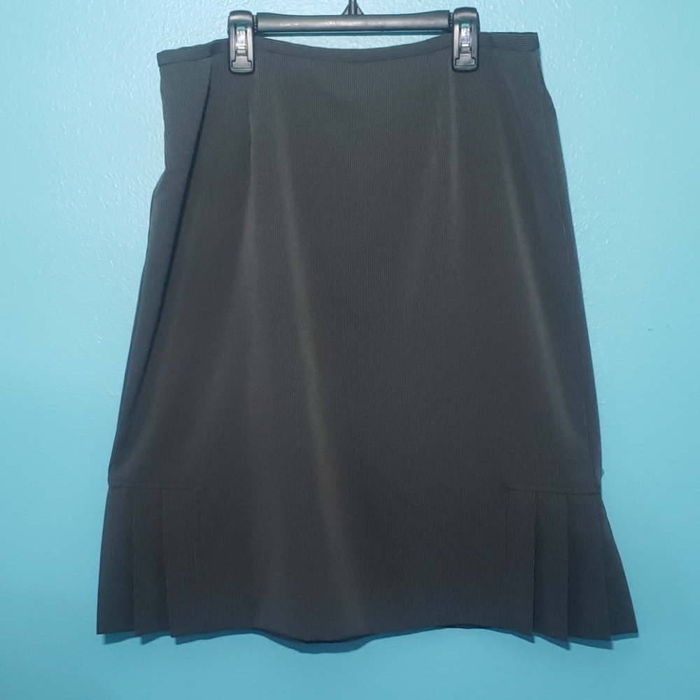 Blacker pinstripe skirt